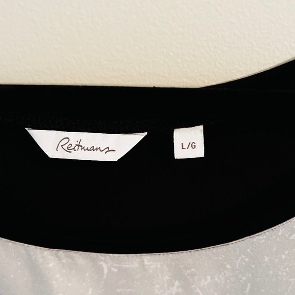 Reitmans Mixed Media Wild Flower Tank, Size Large - Picture 3 of 4